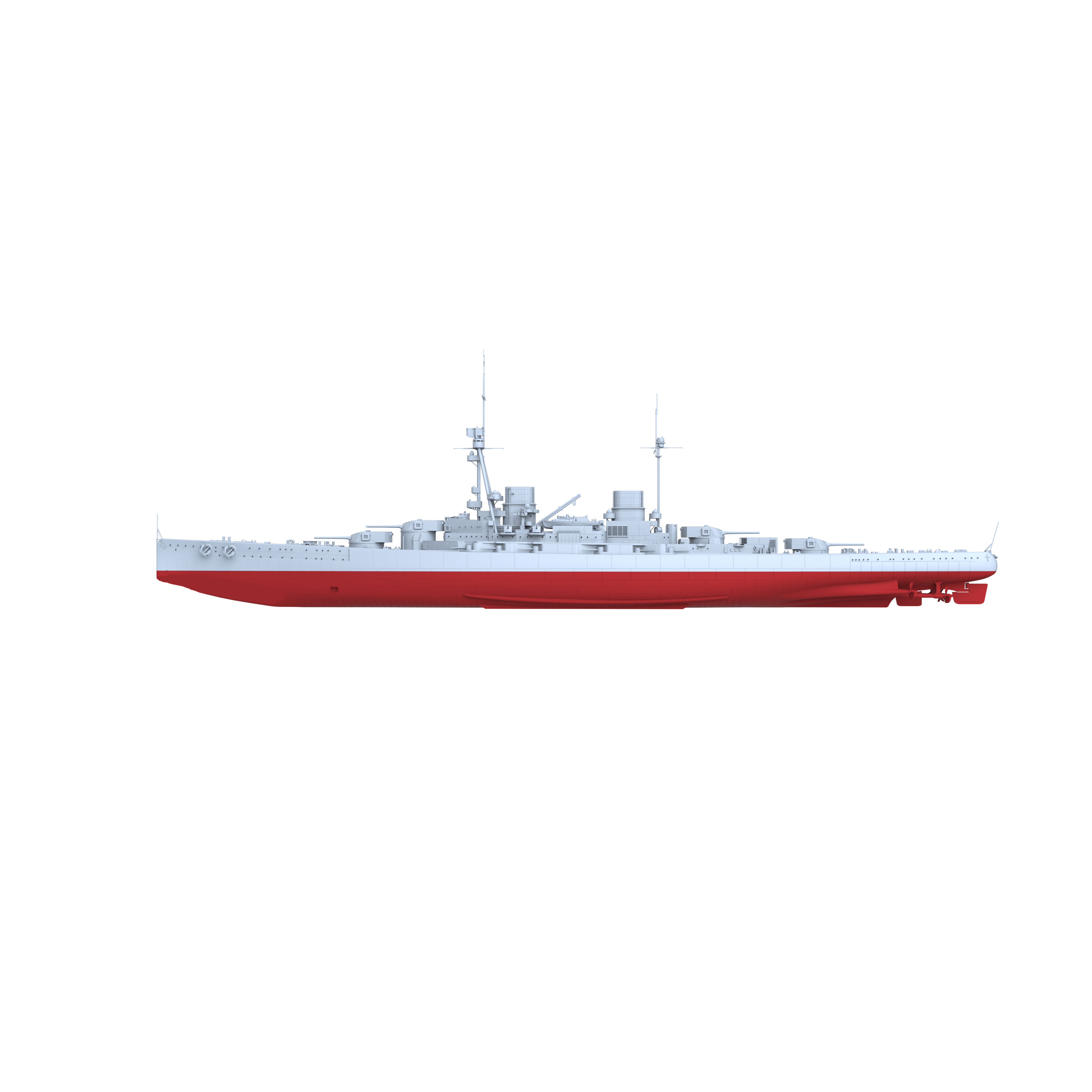 MRY-SFW SSC192S Germany SMS Derfflinger Derfflinger class Battlecruiser Full Hull Resin Warship Military Ship Model Hobby Collection Unassembled Unpainted