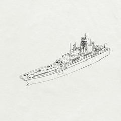 MRY-SFW SSC196 Soviet SN Ropucha-class Project 775 Landing Ship Tank Water Line Resin Warship Military Ship Model Hobby Collection Unassembled Unpainted