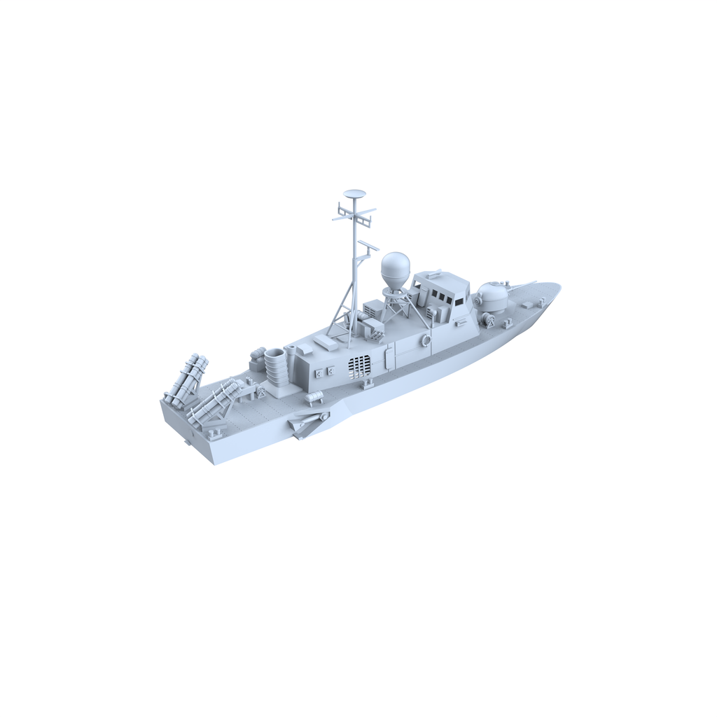 MRY-SFW SSC198 USA Navy Pegasus-class Pegasus PHM-1 Water Line Resin Warship Military Ship Model Hobby Collection Unassembled Unpainted