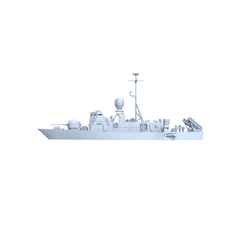 MRY-SFW SSC198 USA Navy Pegasus-class Pegasus PHM-1 Water Line Resin Warship Military Ship Model Hobby Collection Unassembled Unpainted