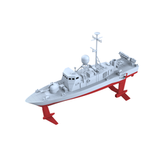MRY-SFW SSC198S USA Navy Pegasus-class Pegasus PHM-1 Full Hull Resin Warship Military Ship Model Hobby Collection Unassembled Unpainted