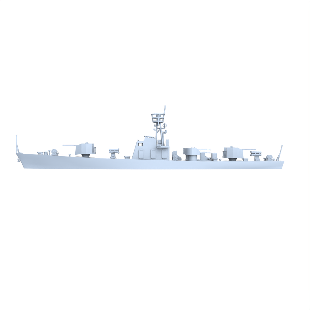 MRY-SFW SSC199 China Navy Shanghai-class Type 0111 Fast Patrol Gunboat Water Line Resin Warship Military Ship Model Hobby Collection Unassembled Unpainted
