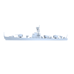 MRY-SFW SSC199 China Navy Shanghai-class Type 0111 Fast Patrol Gunboat Water Line Resin Warship Military Ship Model Hobby Collection Unassembled Unpainted