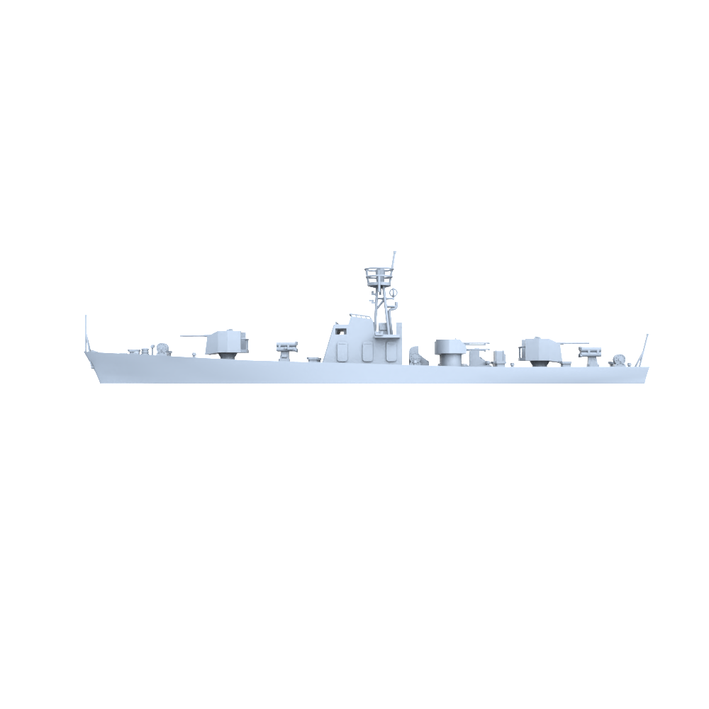 MRY-SFW SSC200 China Navy Shanghai-class Type 0111S Anti-Submarine Patrol Gunboat Water Line Resin Warship Military Ship Model Hobby Collection Unassembled Unpainted