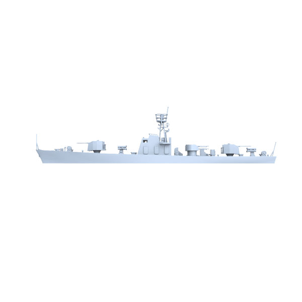 MRY-SFW SSC200 China Navy Shanghai-class Type 0111S Anti-Submarine Patrol Gunboat Water Line Resin Warship Military Ship Model Hobby Collection Unassembled Unpainted
