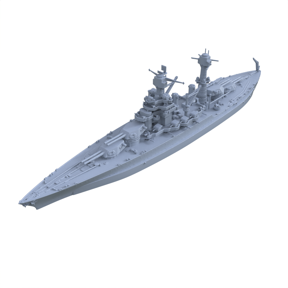 SSC134   Military Model USS Colorado Class Colorado Battleship (BB-45) Water Line Secondary image