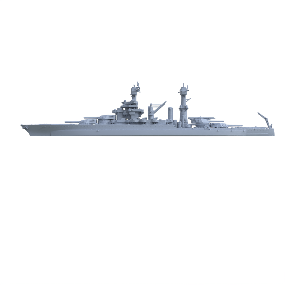 SSC134   Military Model USS Colorado Class Colorado Battleship (BB-45) Water Line — detail view 3