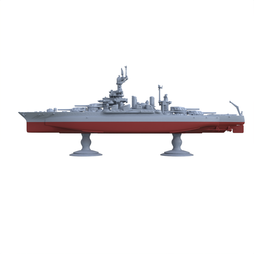SSC135S Military Model USS Colorado Class Maryland Battleship (BB-46) Full Hull — detail view 3