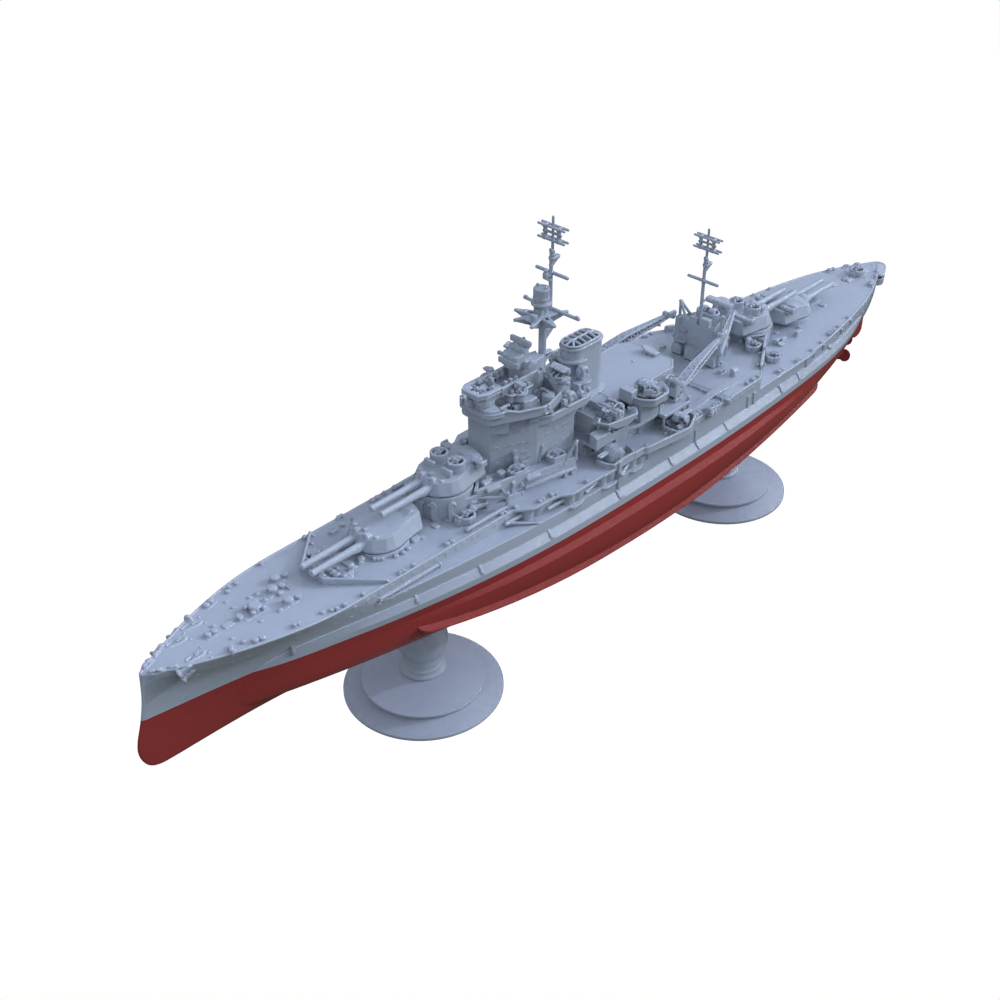 SSC137S Military Model HMS Queen Elizabeth Class Warspite Battleship (03) Full Hull — scale model kit