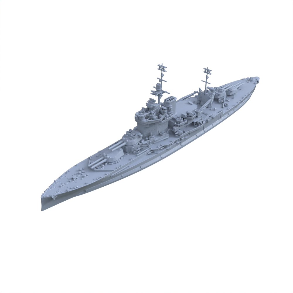 SSC137 Military Model  HMS Queen Elizabeth Class Warspite Battleship  (03) Water Line Secondary image