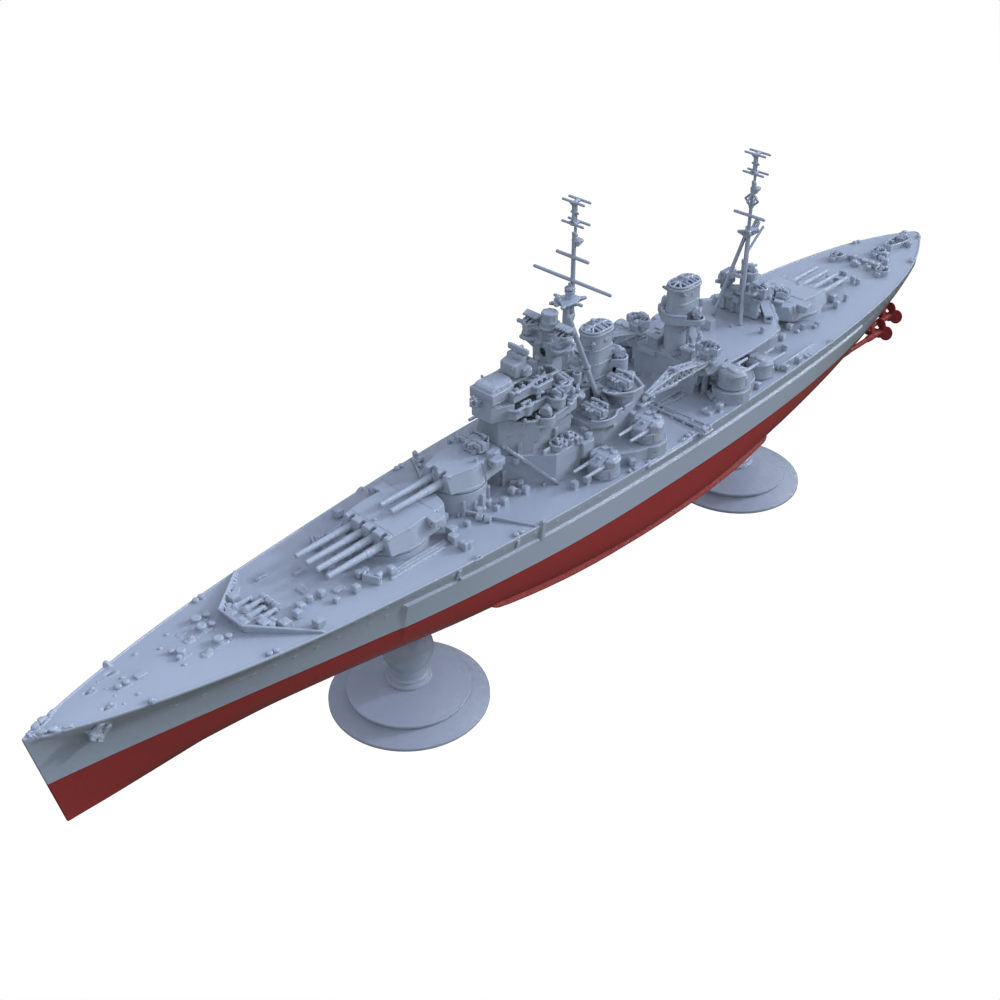 SSC138S Military Model  HMS King George V Class Prince of Wales Battleship (53) Full Hull Main image