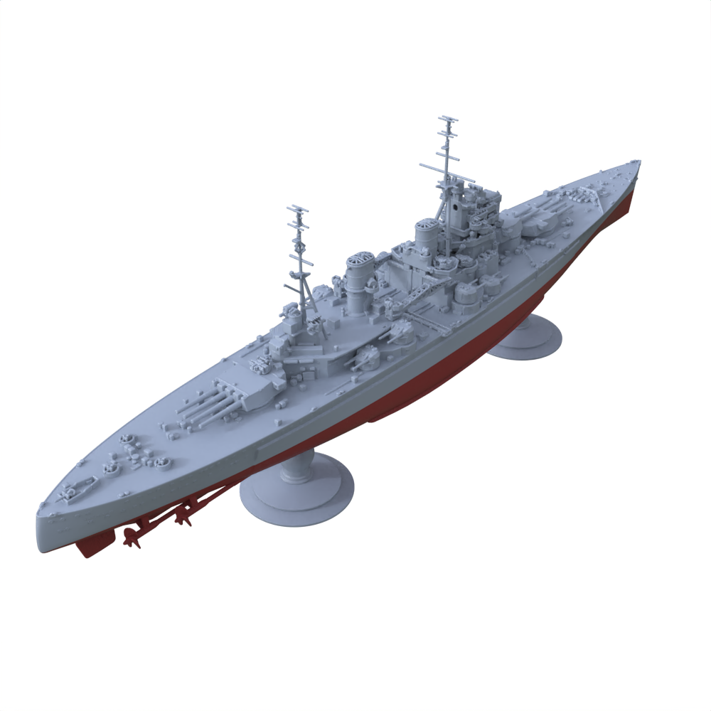 SSC138S Military Model  HMS King George V Class Prince of Wales Battleship (53) Full Hull — detail view 3