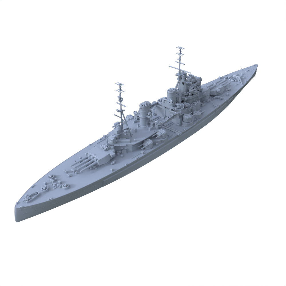 SSC138 Military Model HMS King George V Class Prince of Wales Battleship (53) Water Line Secondary image