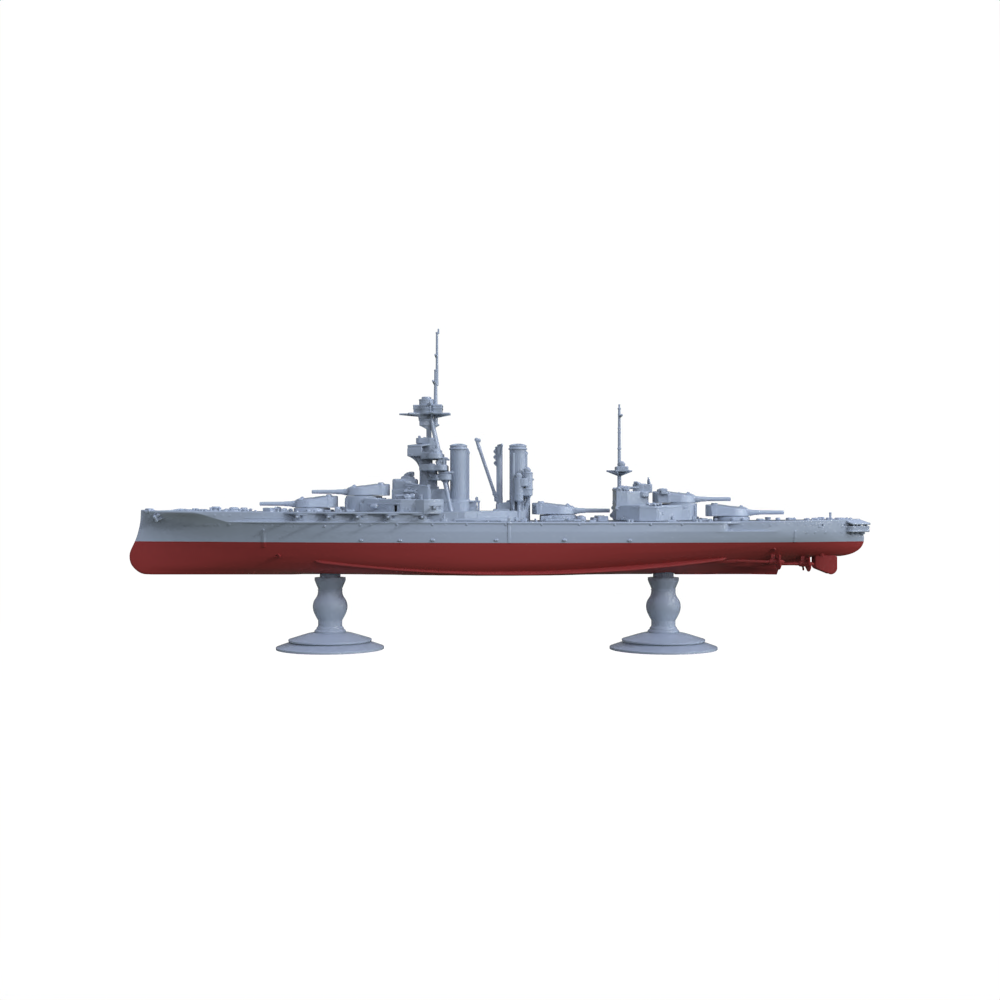 SSC142S  Military Model HMS Iron Duke Class Marlborough Battleship(66) Full Hull — detail view 3
