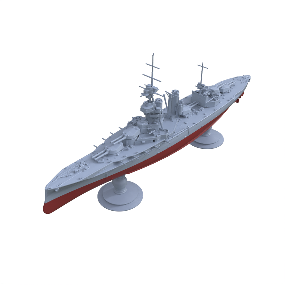 SSC142S  Military Model HMS Iron Duke Class Marlborough Battleship(66) Full Hull Main image