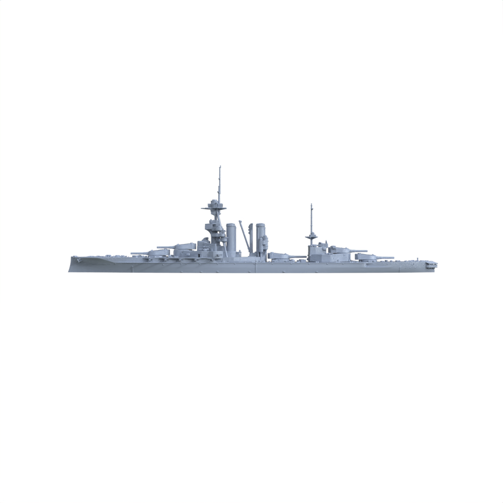 SSC142 Military Model HMS Iron Duke Class Marlborough Battleship(66) Water Line — detail view 3