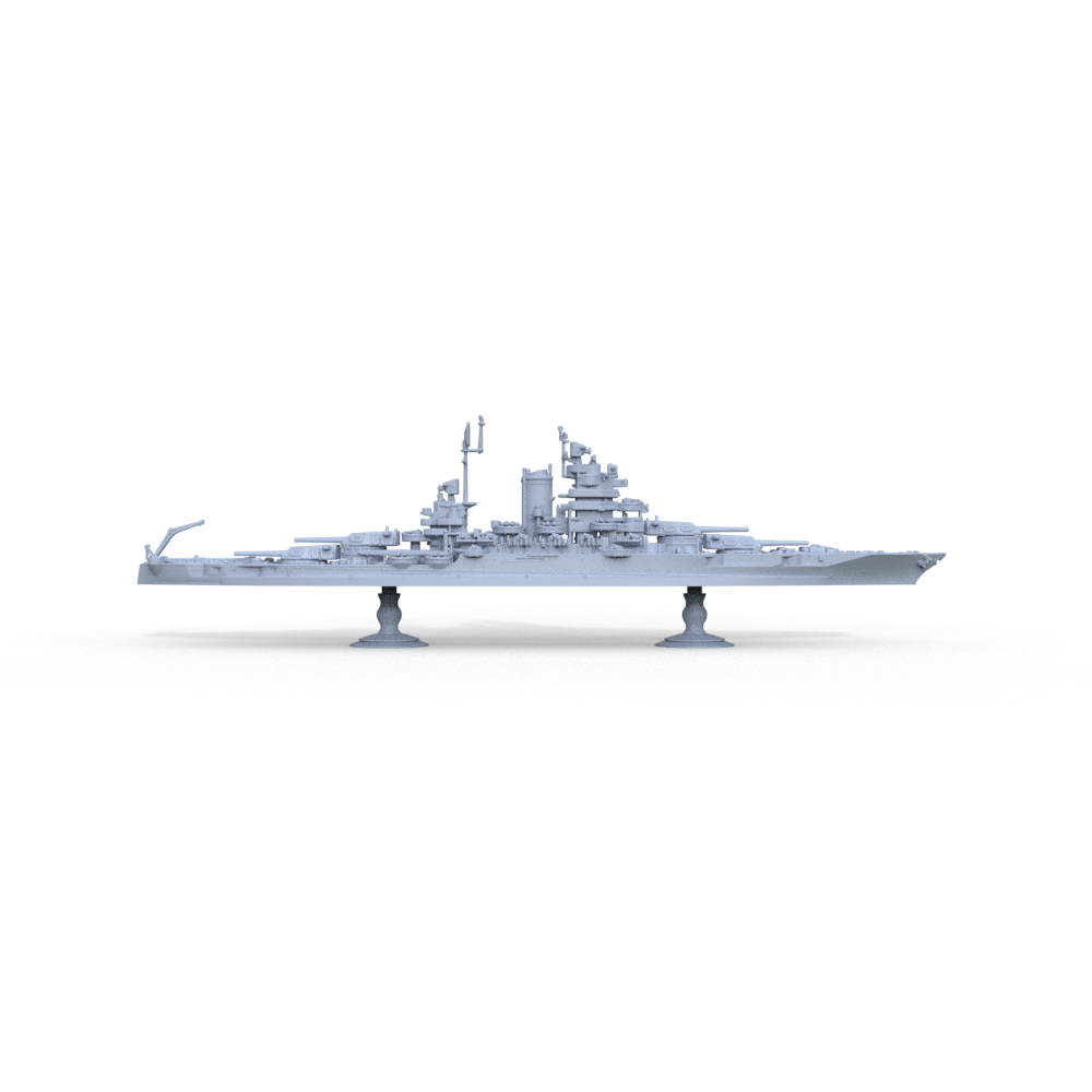 SSMODEL 704 Military Model Kit USS New Mexico Class Mississippi  (BB-41) 1945 Battleship