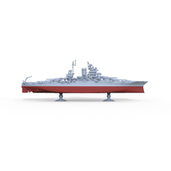 SSMODEL 704S  Military Model Kit USS New Mexico Class Mississippi  (BB-41) 1945 Battleship Full Hull