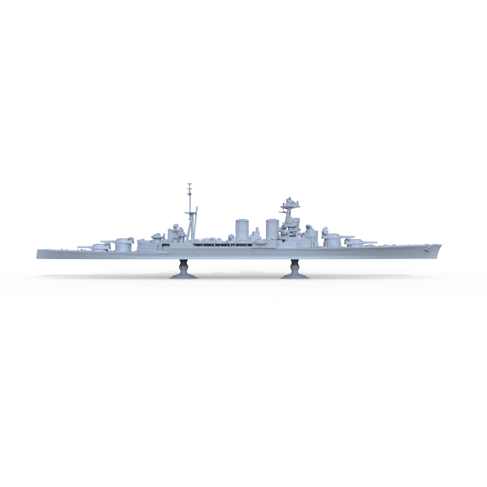 SSMODEL 708 Military Model Kit HMS Admira Hood 1941 — detail view 3