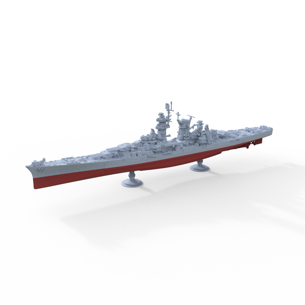 SSMODEL 709S Military Model Kit USN Alaska (CB-1) 1944 Full Hull — scale model kit