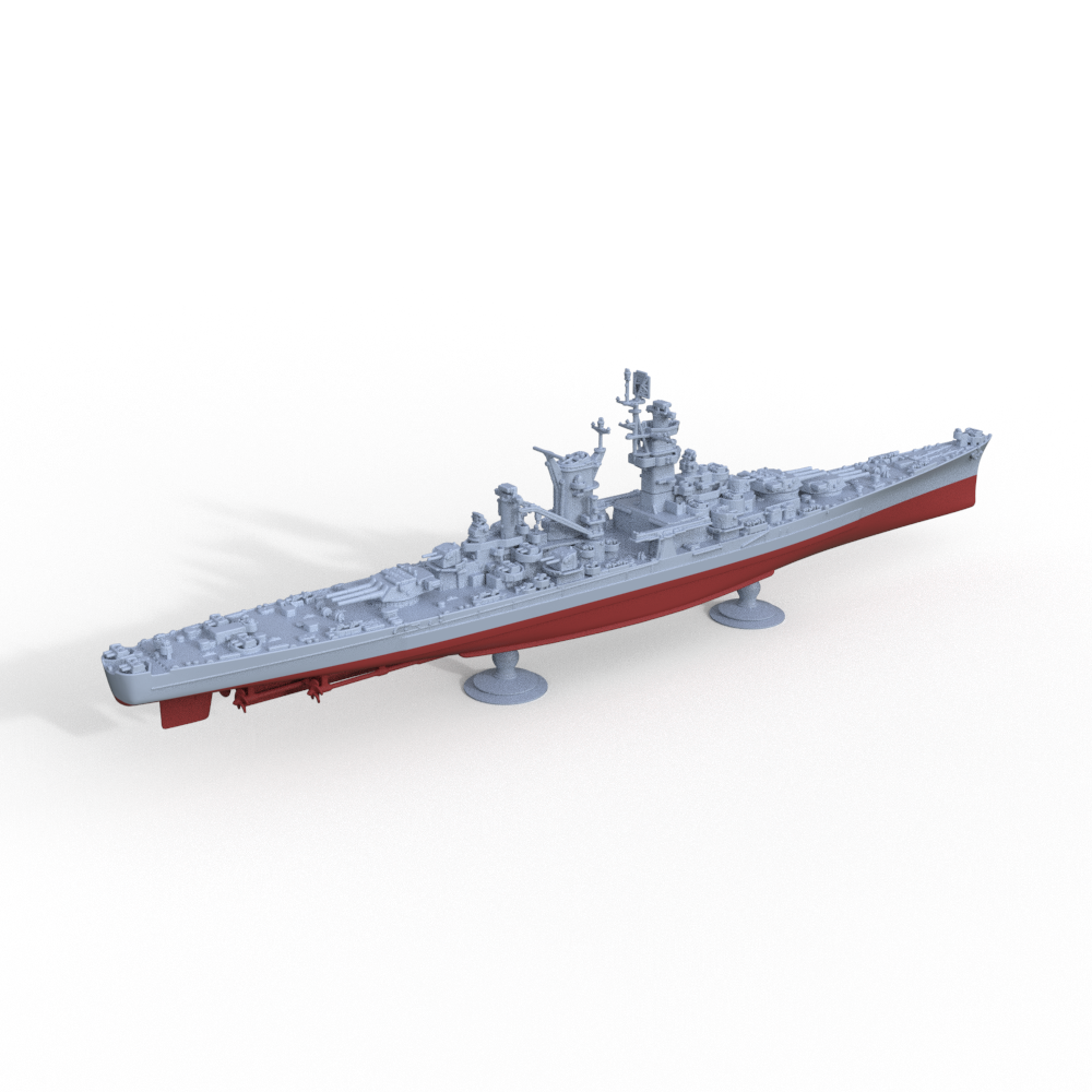 SSMODEL 709S Military Model Kit USN Alaska (CB-1) 1944 Full Hull