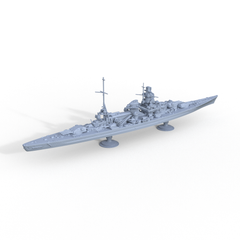 SSMODEL 710 Military Model Kit German Navy Scharnhorst 1943