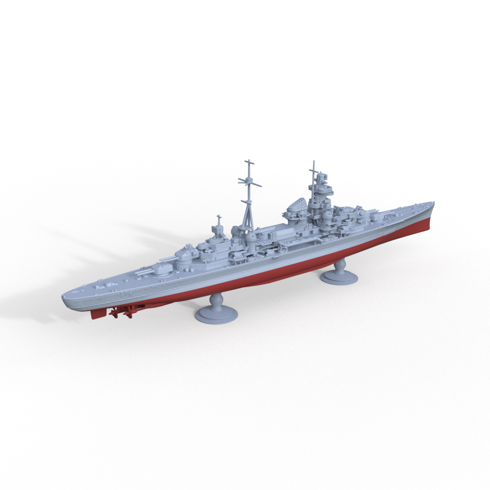 SSMODEL 716S Military Model Kit German Navy Admiral Hipper 1942 Full Hull Secondary image