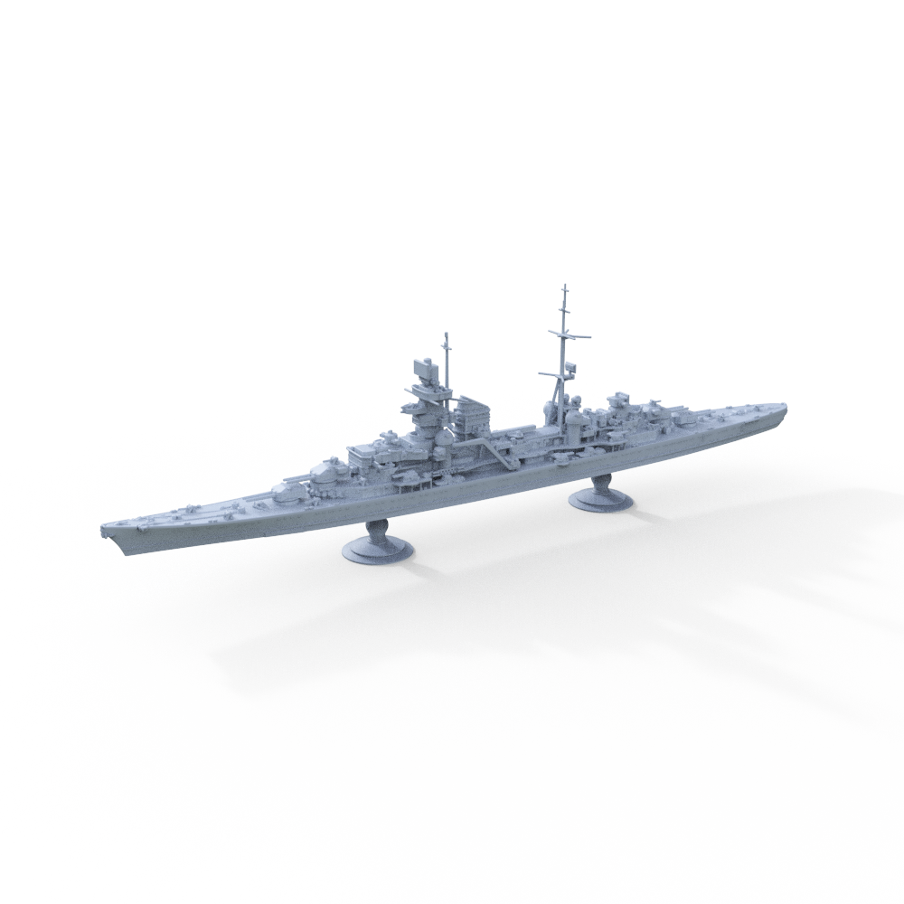 SSMODEL 718 Military Model Kit German Navy Admiral Hipper 1945 — scale model kit