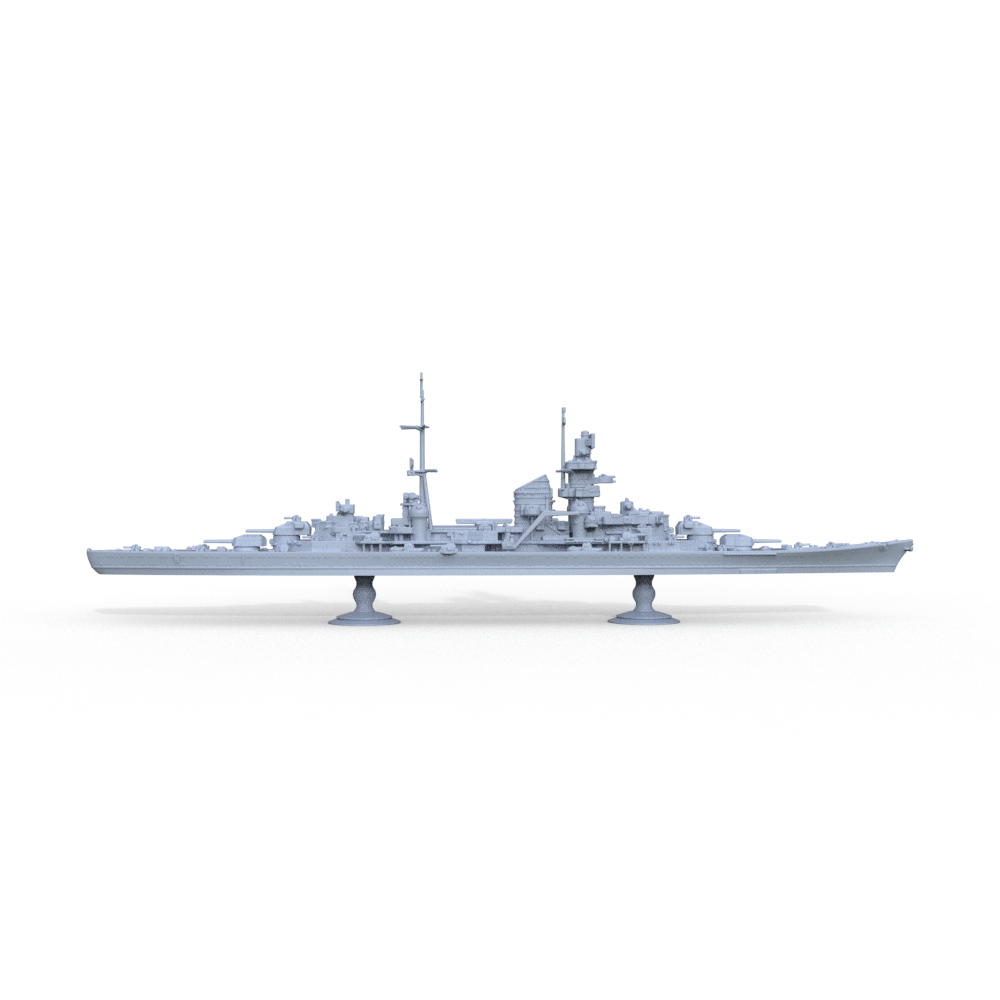 SSMODEL 718 Military Model Kit German Navy Admiral Hipper 1945