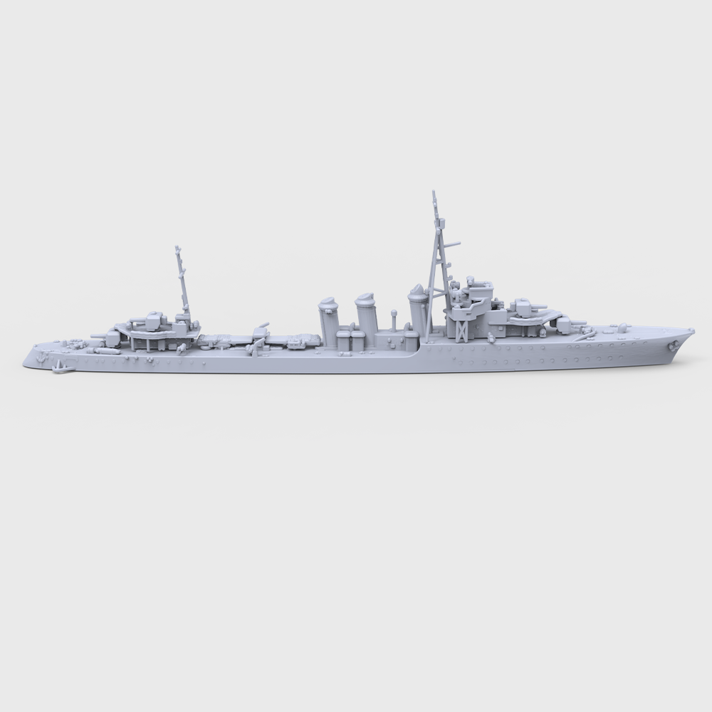SSMODEL 748 Military Model Kit Bourrasque-Class,French Destroyer Tornade, 1939(Bottomless Version)