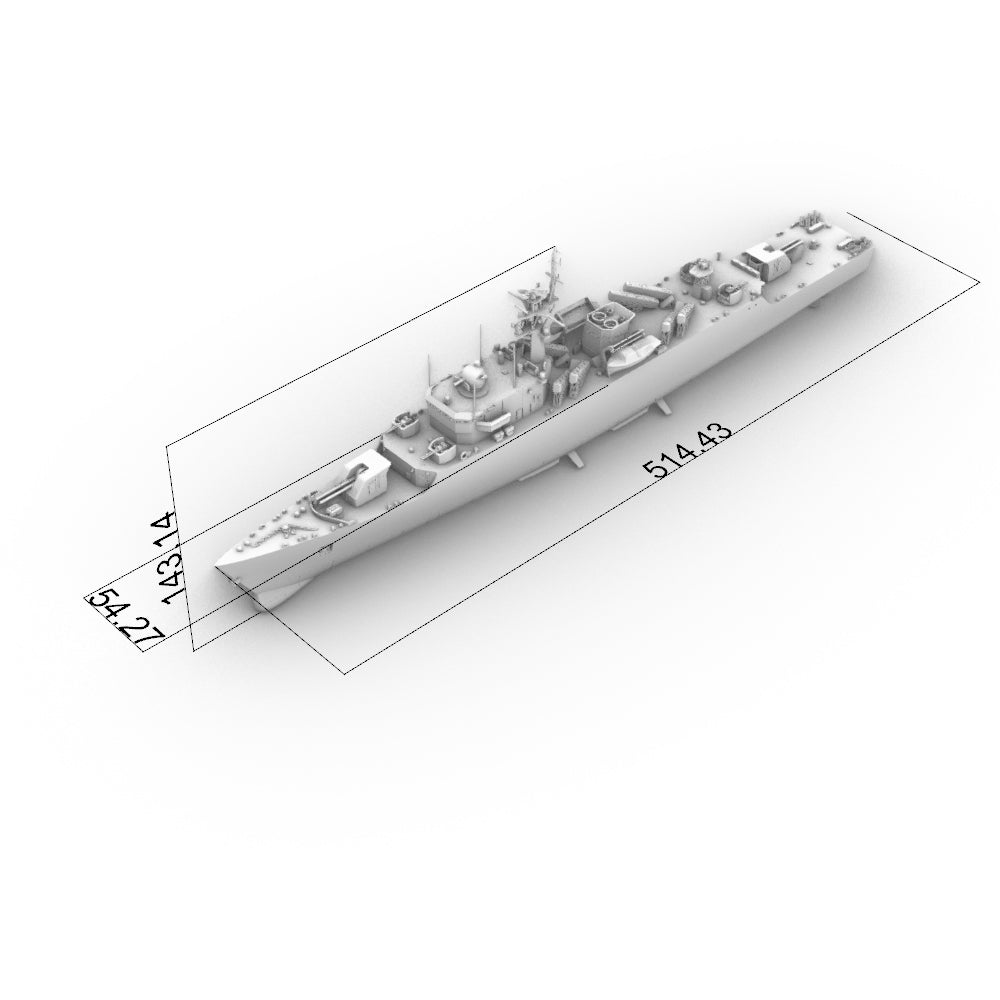 SSC179  Military Model CNS Jianghu III Class Frigate Water Line — detail view 5
