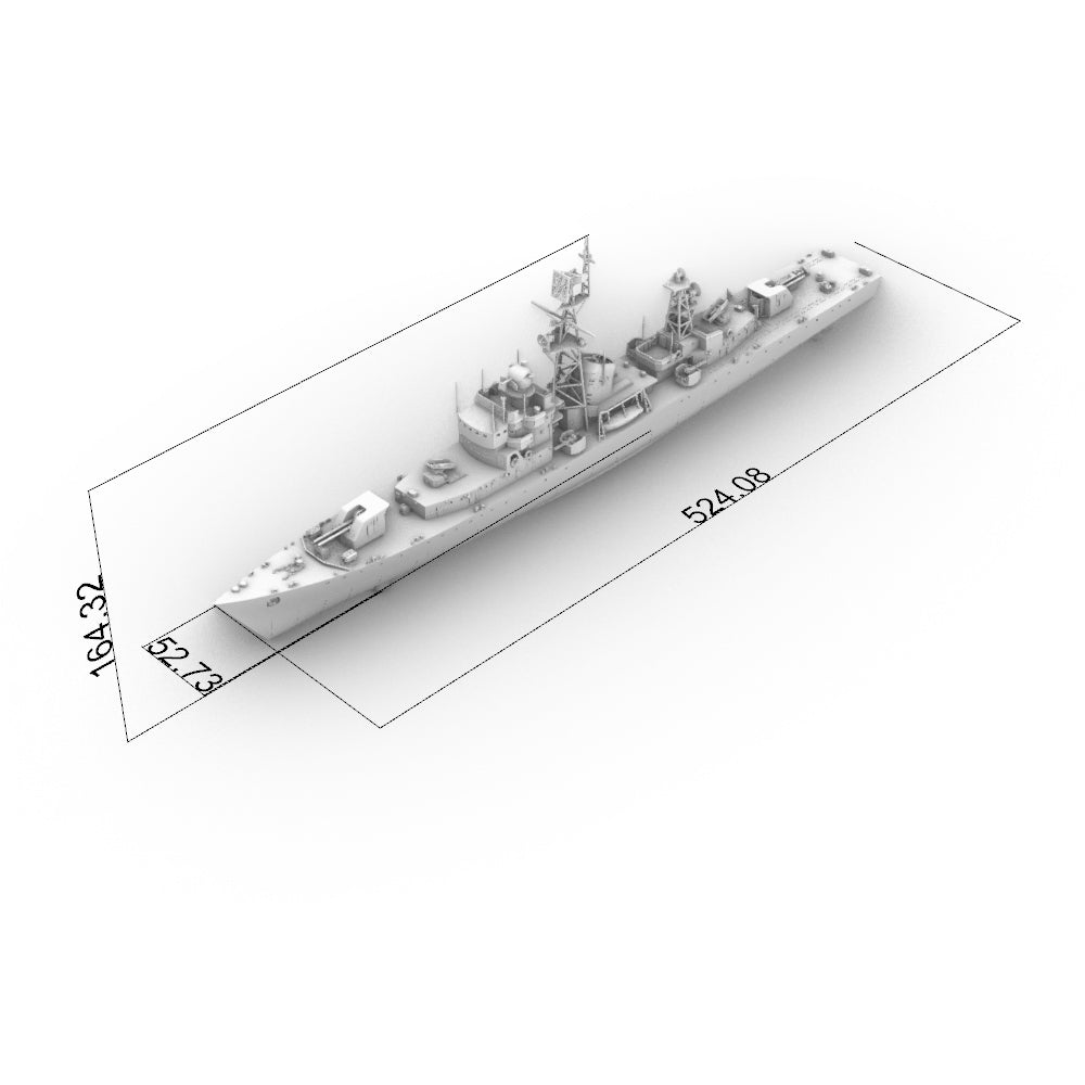 SSC181 Military Model CNS Jiangdong Class Frigate Water Line — detail view 4