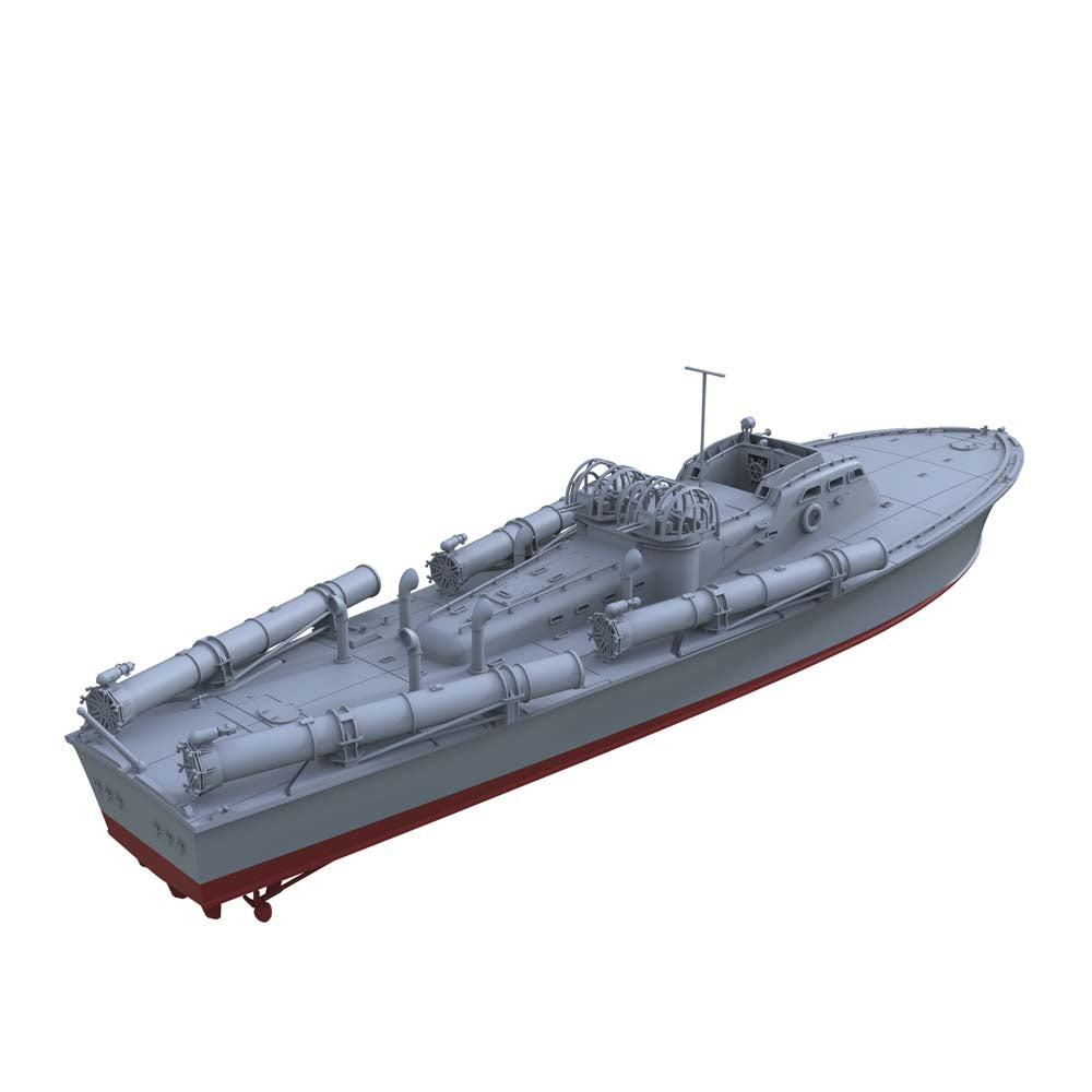 SSC182S Military Model USS Elco Class PT-20 Motor Torpedo Boat Full Hull — detail view 3