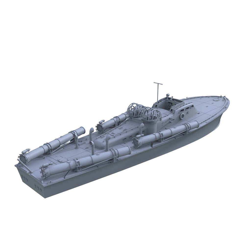 SSC182 Military Model USS Elco Class PT-20 Motor Torpedo Boat Water Line — detail view 3