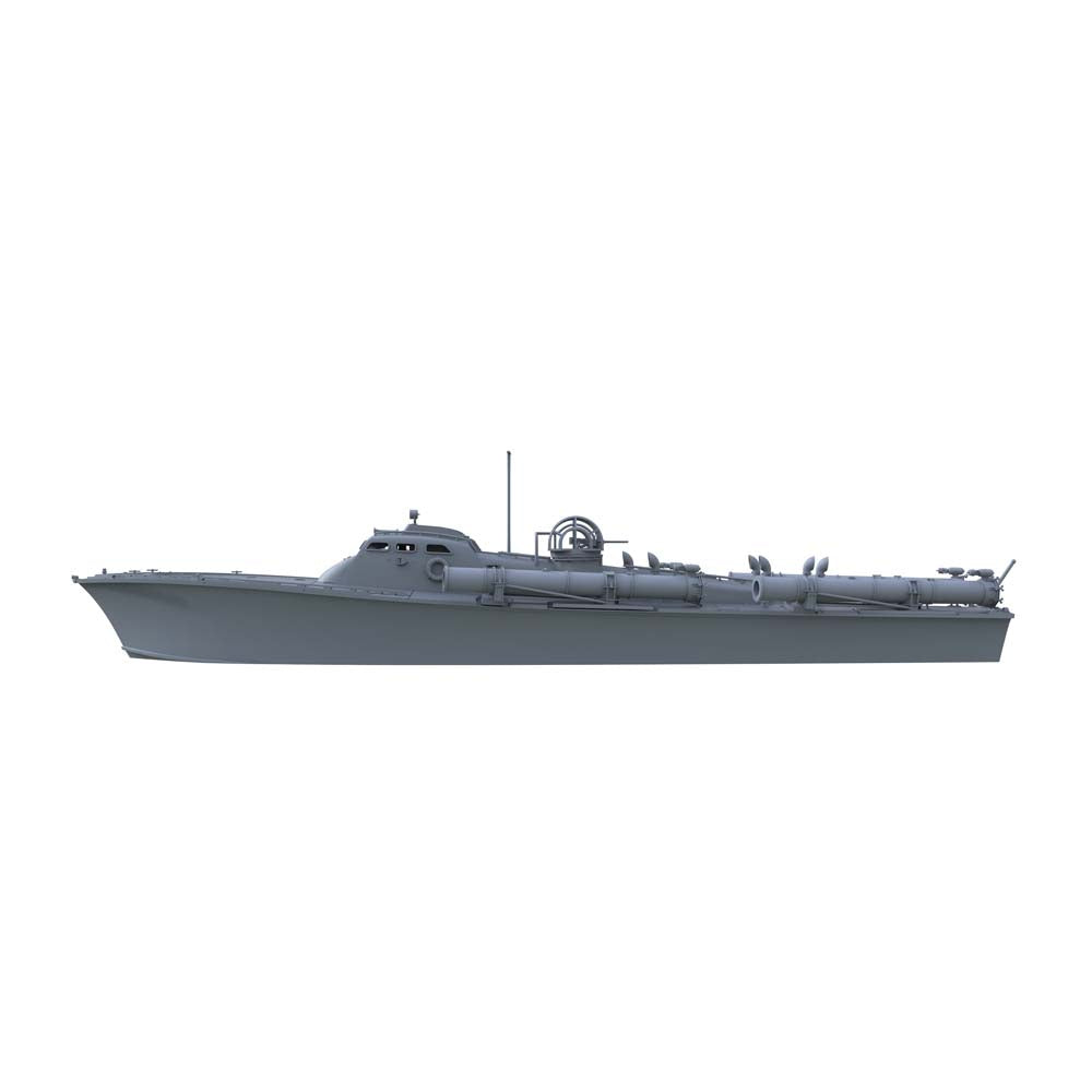 SSC182 Military Model USS Elco Class PT-20 Motor Torpedo Boat Water Line — detail view 2