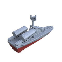 MRY-SFW SSC201S China Navy Ho Gu-class Type 024 Missile Boat Full Hull Resin Warship Military Ship Model Hobby Collection Unassembled Unpainted