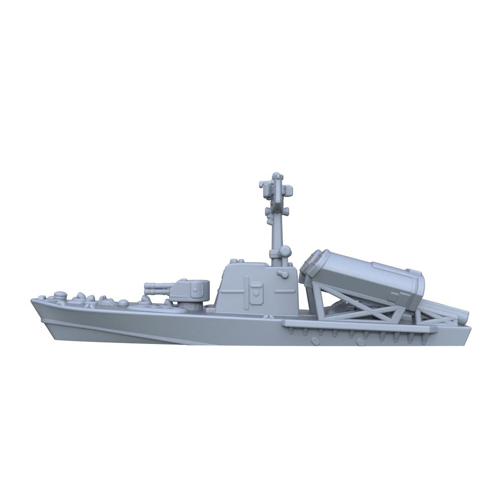 MRY-SFW SSC201 China Navy Ho Gu-class Type 024 Missile Boat Water Line Resin Warship Military Ship Model Hobby Collection Unassembled Unpainted