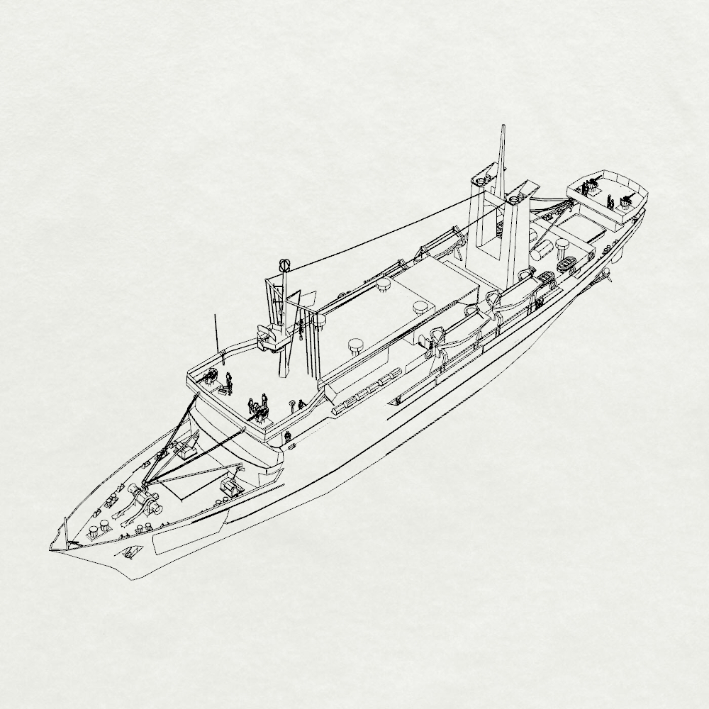 MRY-SFW SSC202 China Navy Qiongsha-class Troop & Cargo Transport Ship Water Line Resin Warship Military Ship Model Hobby Collection Unassembled Unpainted