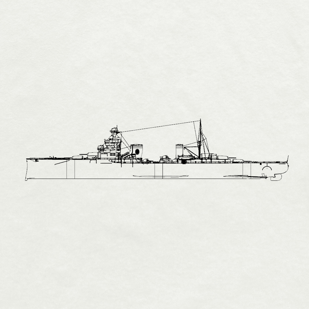 MRY-SFW SSC205 Italy Navy Giussano Class Alberto di Giussano Light Cruiser Water Line Resin Warship Military Ship Model Hobby Collection Unassembled Unpainted