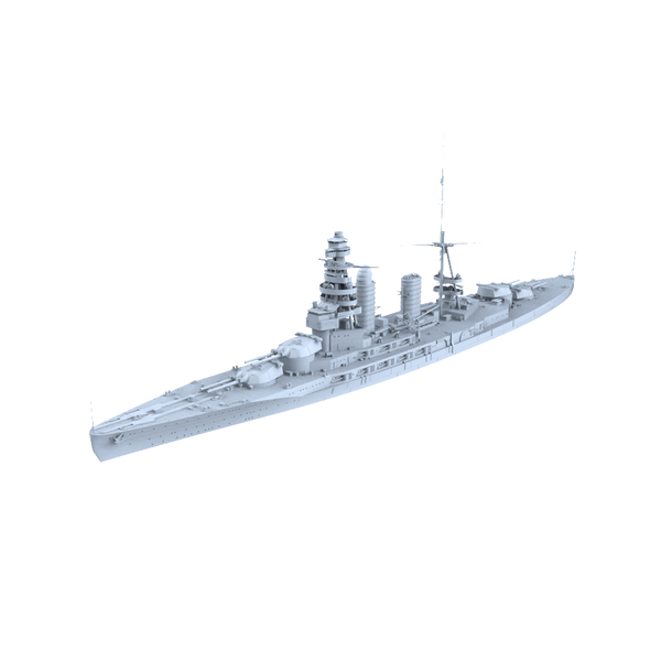 MRY-SFW SSC209 Japan Navy Nagato-class 2nd ship Mutsu Water Line Resin Warship Military Ship Model Hobby Collection Unassembled Unpainted