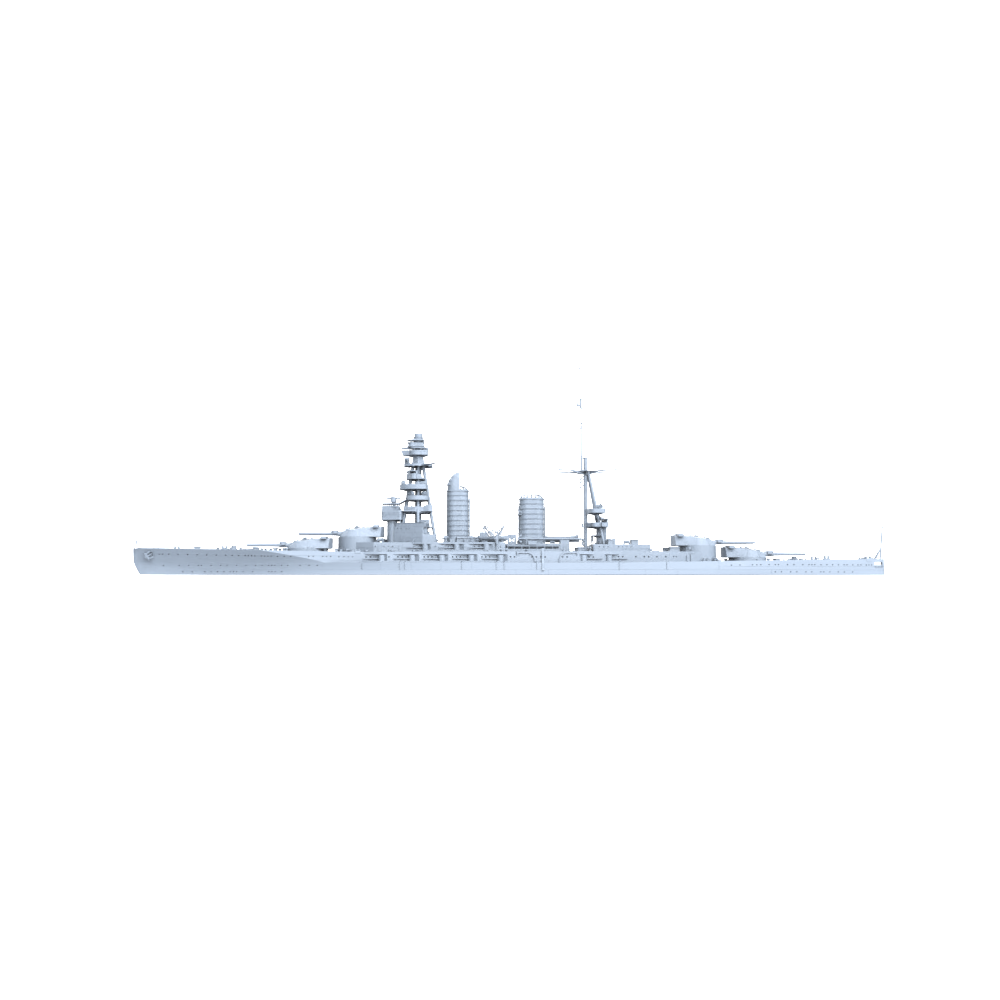 MRY-SFW SSC209 Japan Navy Nagato-class 2nd ship Mutsu Water Line Resin Warship Military Ship Model Hobby Collection Unassembled Unpainted