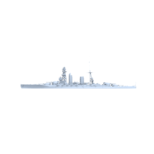 MRY-SFW SSC209 Japan Navy Nagato-class 2nd ship Mutsu Water Line Resin Warship Military Ship Model Hobby Collection Unassembled Unpainted