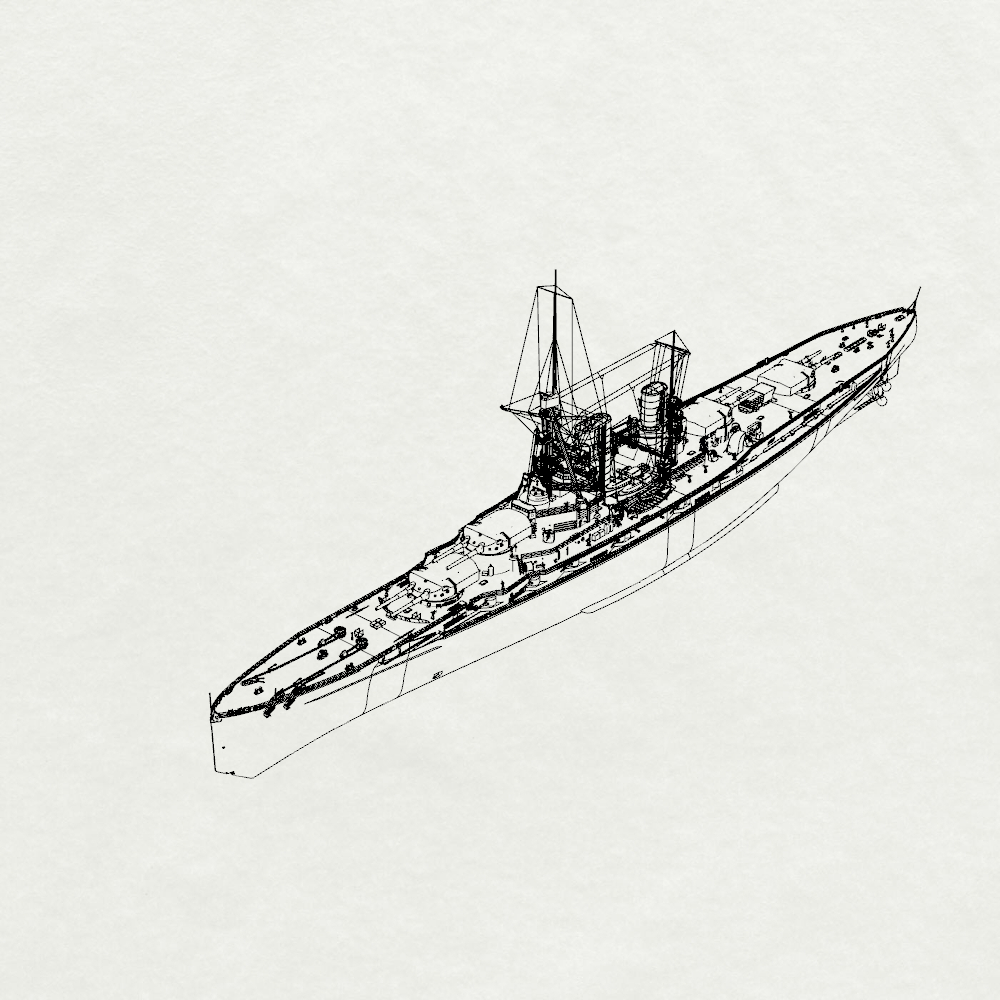 MRY-SFW SSC211S German Navy Mackensen-class Battlecruiser SMS Mackensen Full Hull Resin Warship Military Ship Model Hobby Collection Unassembled Unpainted