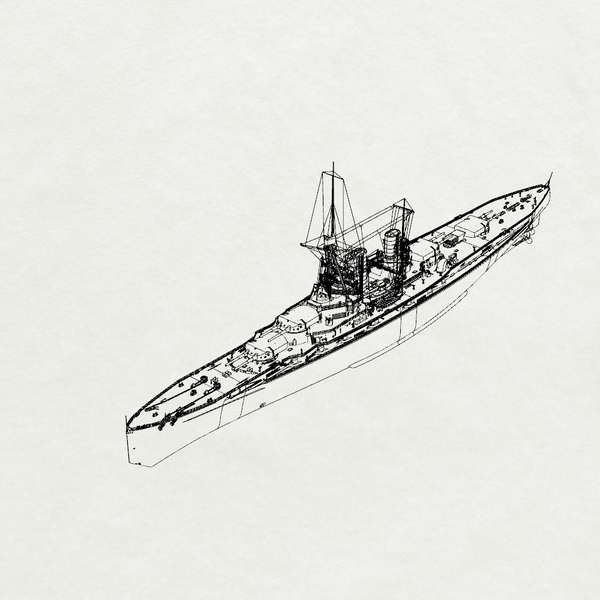 MRY-SFW SSC211S German Navy Mackensen-class Battlecruiser SMS Mackensen Full Hull Resin Warship Military Ship Model Hobby Collection Unassembled Unpainted