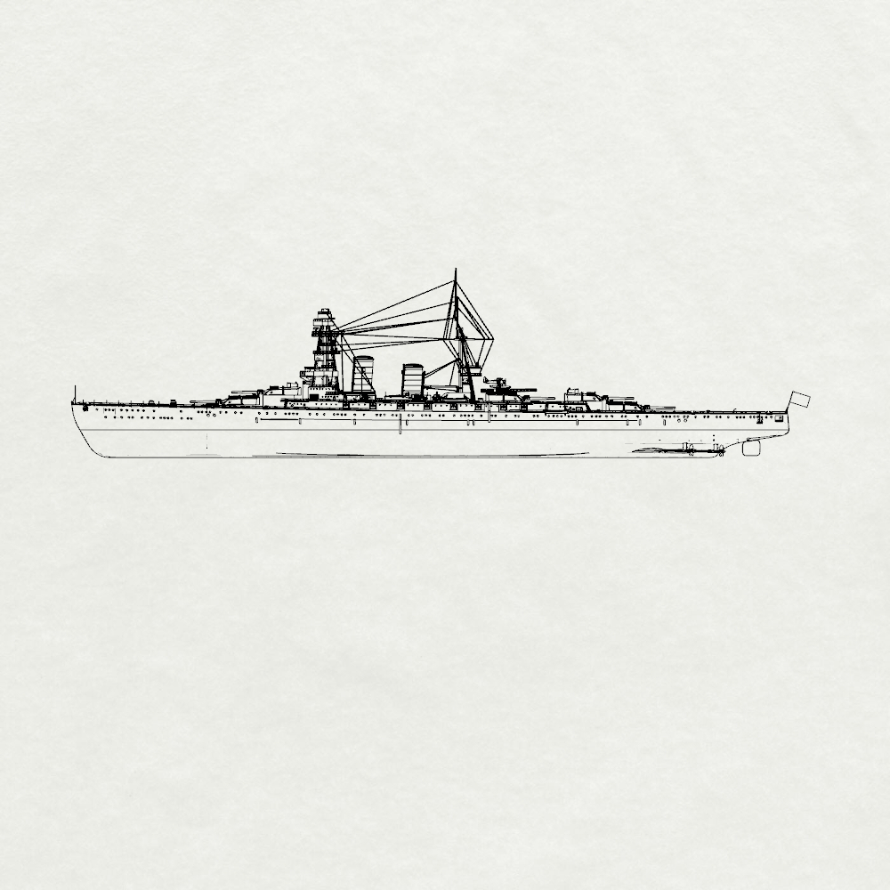 MRY-SFW SSC213 IJN Amagi-class Battlecruiser Amagi Water Line