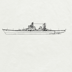 MRY-SFW SSC215S Soviet Navy Stalingrad-class Battlecruiser Stalingrad Full Hull Resin Warship Military Ship Model Hobby Collection Unassembled Unpainted