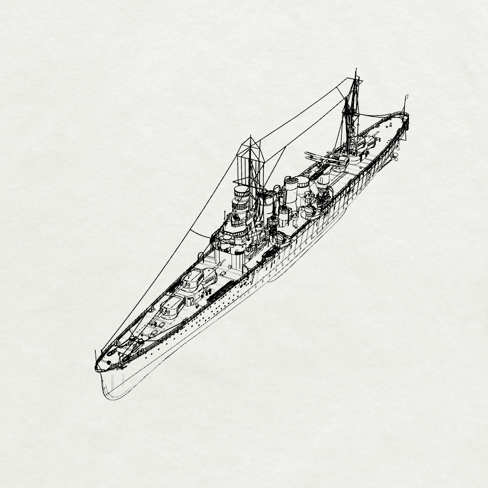 MRY-SFW SSC220S IJN Furutaka-class Kako 2nd ship Heavy Cruiser Full Hull Resin Warship Military Ship Model Hobby Collection Unassembled Unpainted