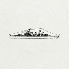 MRY-SFW SSC221S IJN Aoba-class Aoba 1st ship Heavy Cruiser Full Hull