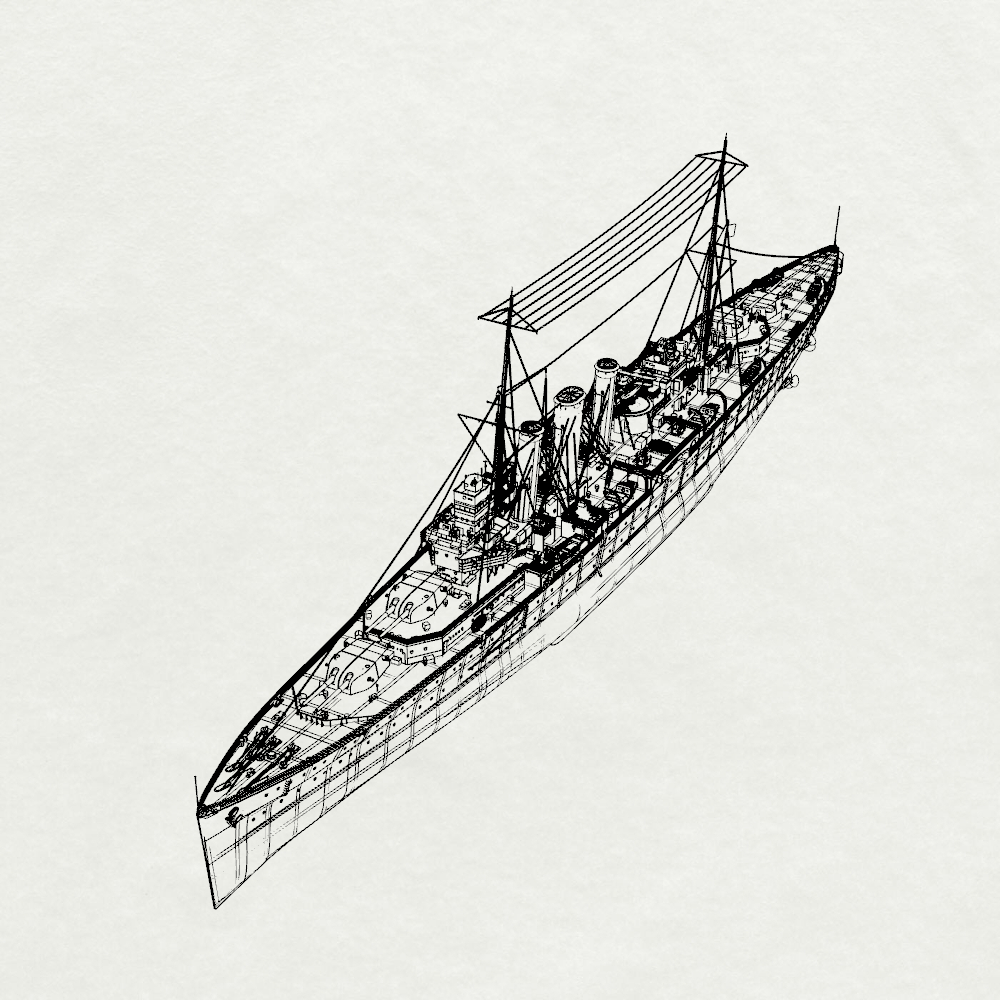 MRY-SFW SSC222S Royal Navy Kent-class Kent Heavy Cruiser Full Hulll Resin Warship Military Ship Model Hobby Collection Unassembled Unpainted