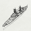 MRY-SFW SSC226S Royal Navy Edinburgh-class Belfast Light Cruiser Full Hull
